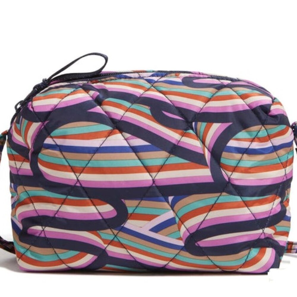 NWT Vera Bradley Camera Bag Crossbody Ultralight~ Retro Ribbons